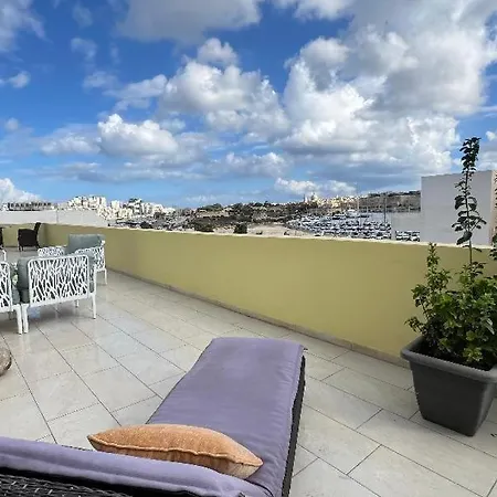 דירה Renata's Three Bedrooms Penthouse With Sea View Gzira